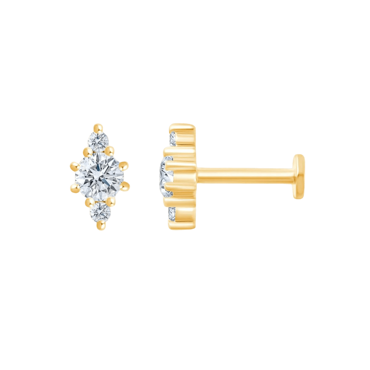Pukka Berlin Piercing Dolly, 14 K Gelbgold