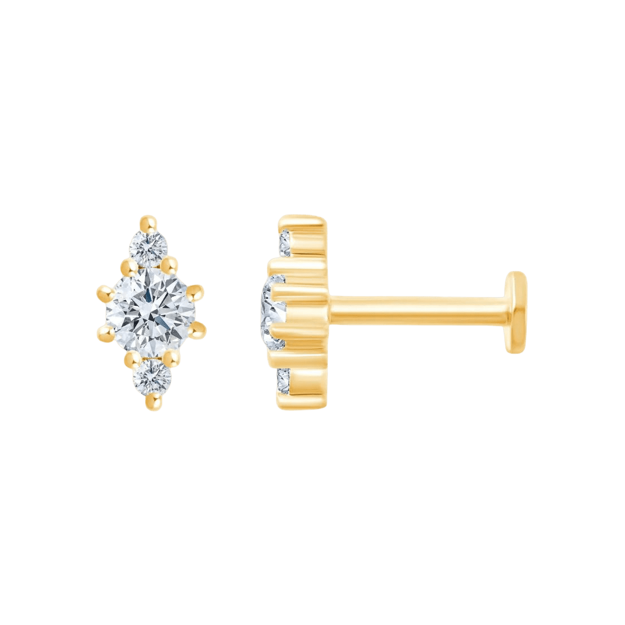 Pukka Berlin Piercing Dolly, 14 K Gelbgold