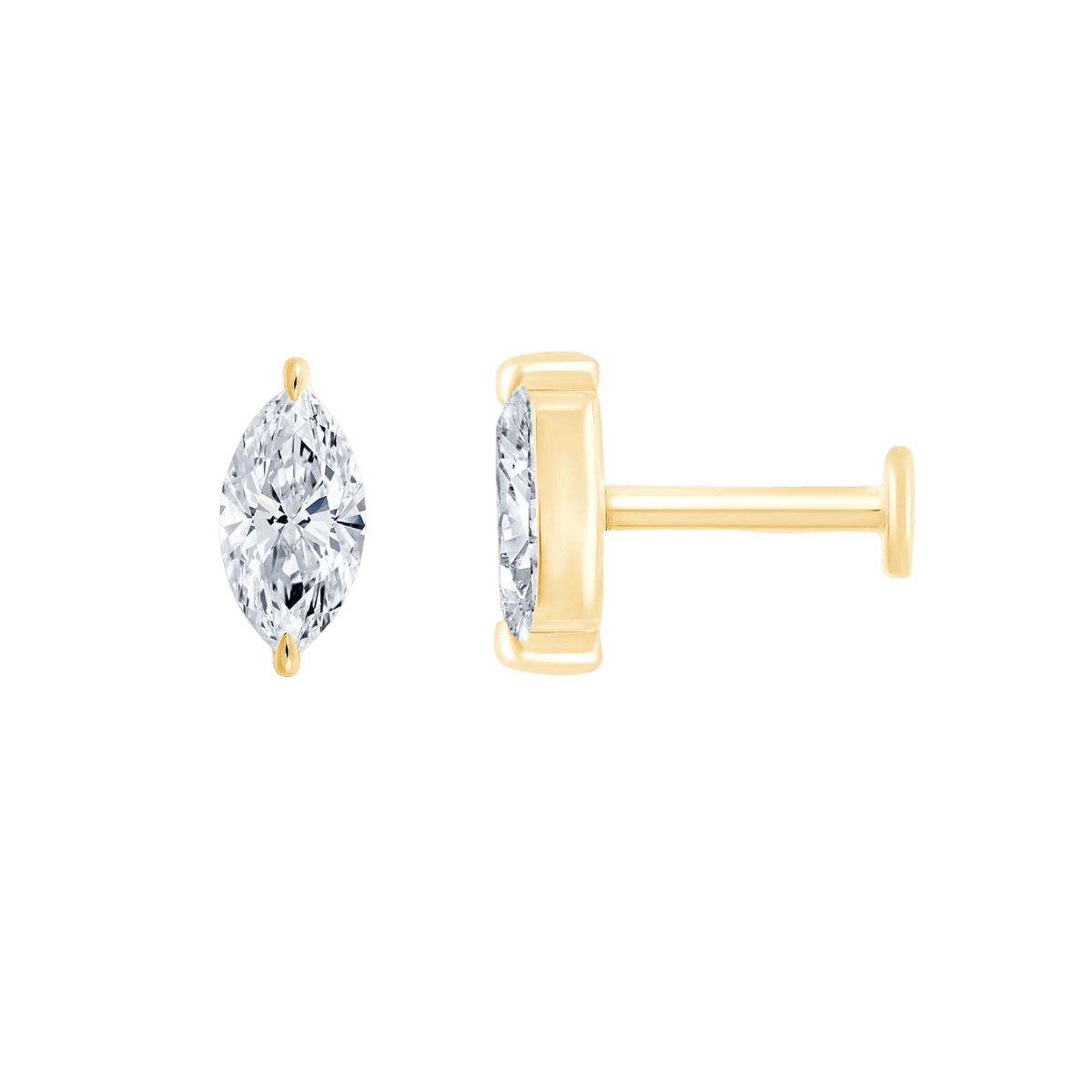 Pukka Berlin Piercing Donna, 14 K Gelbgold