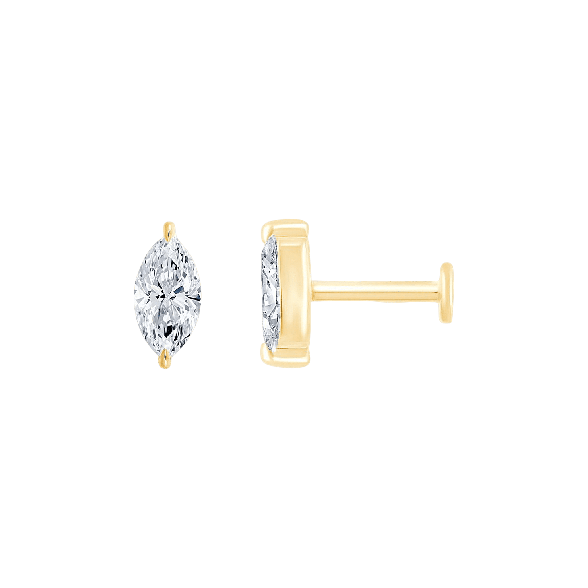 Pukka Berlin Piercing Donna, 14 K Gelbgold