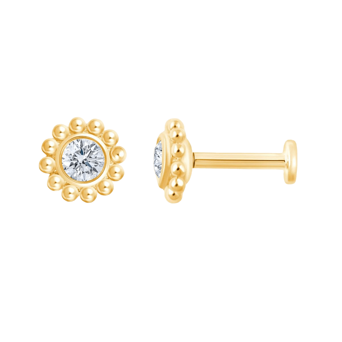 Pukka Berlin Piercing Goldie, 14 K Gelbgold