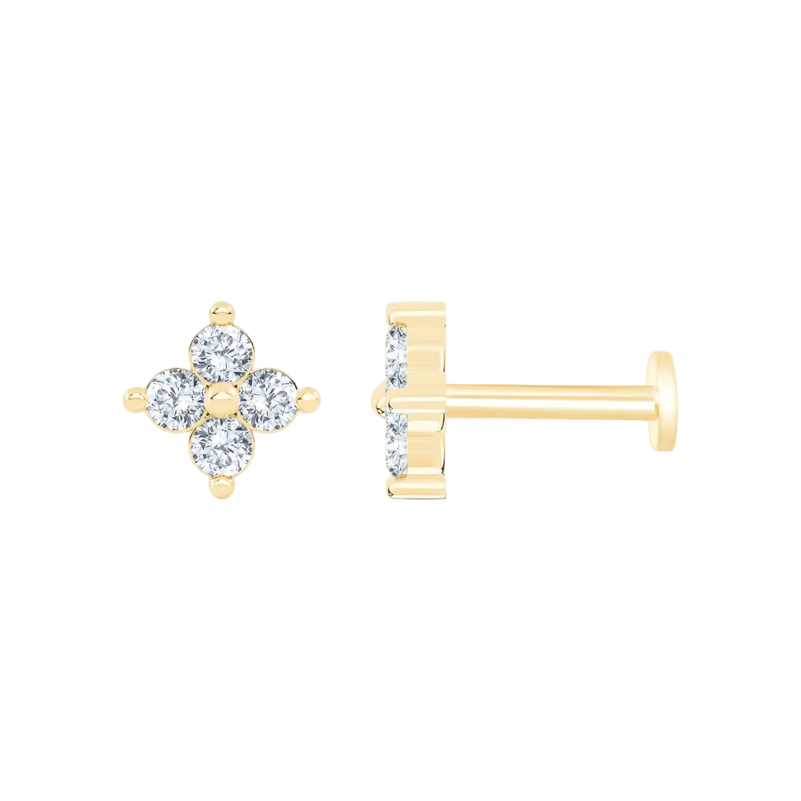 Pukka Berlin Piercing Iman, 14 K Gelbgold