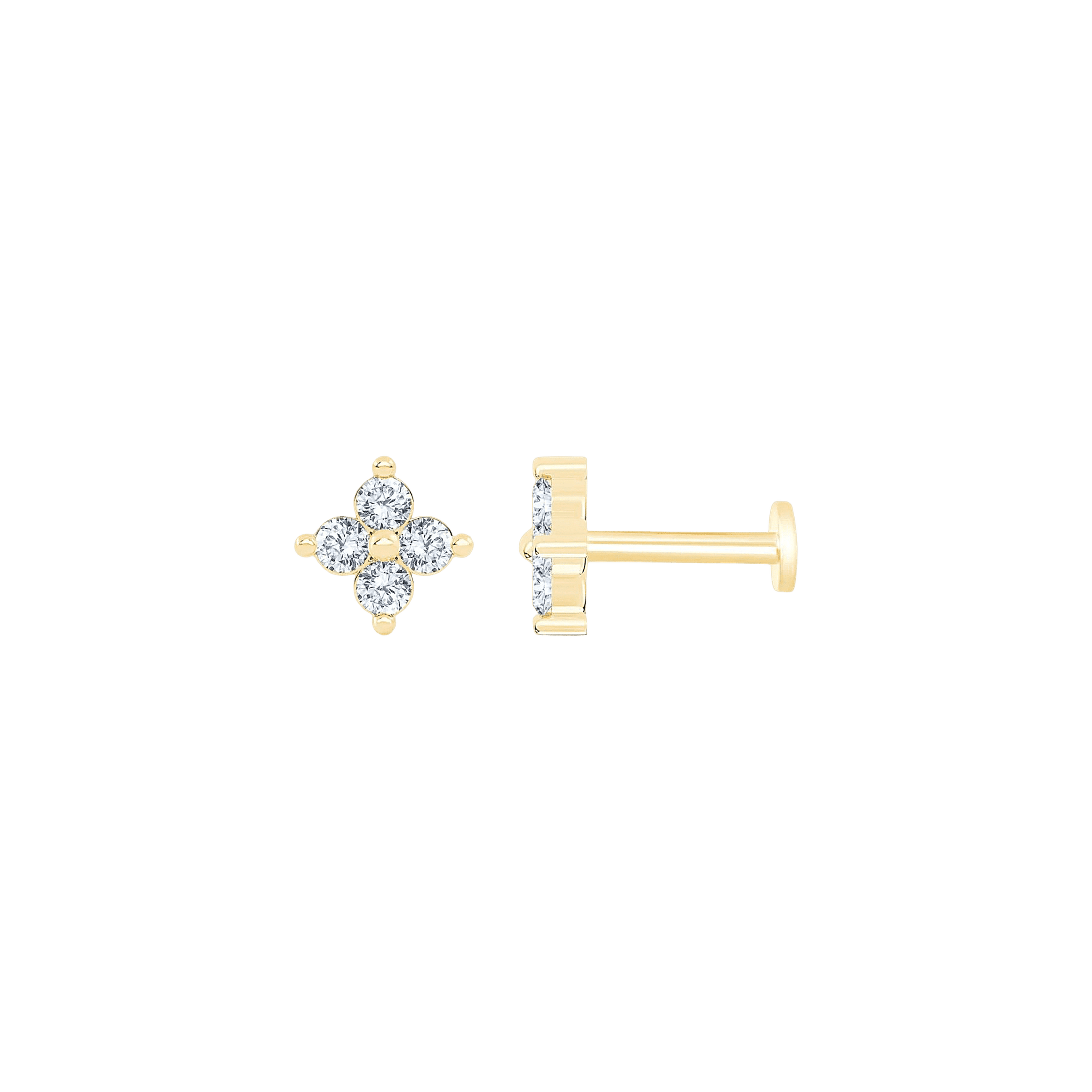 Pukka Berlin Piercing Iman, 14 K Gelbgold