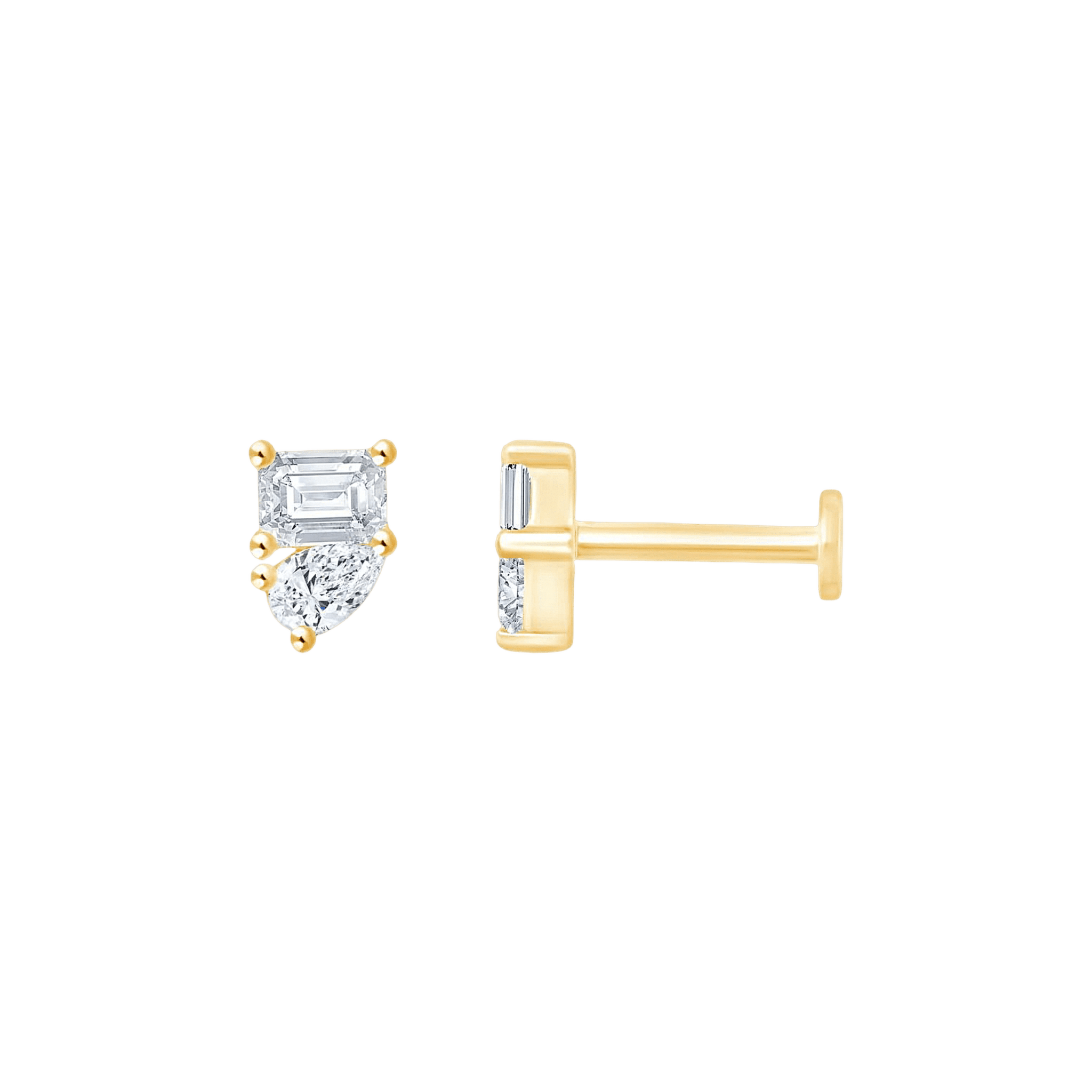 Pukka Berlin Piercing Liv, 14 K Gelbgold
