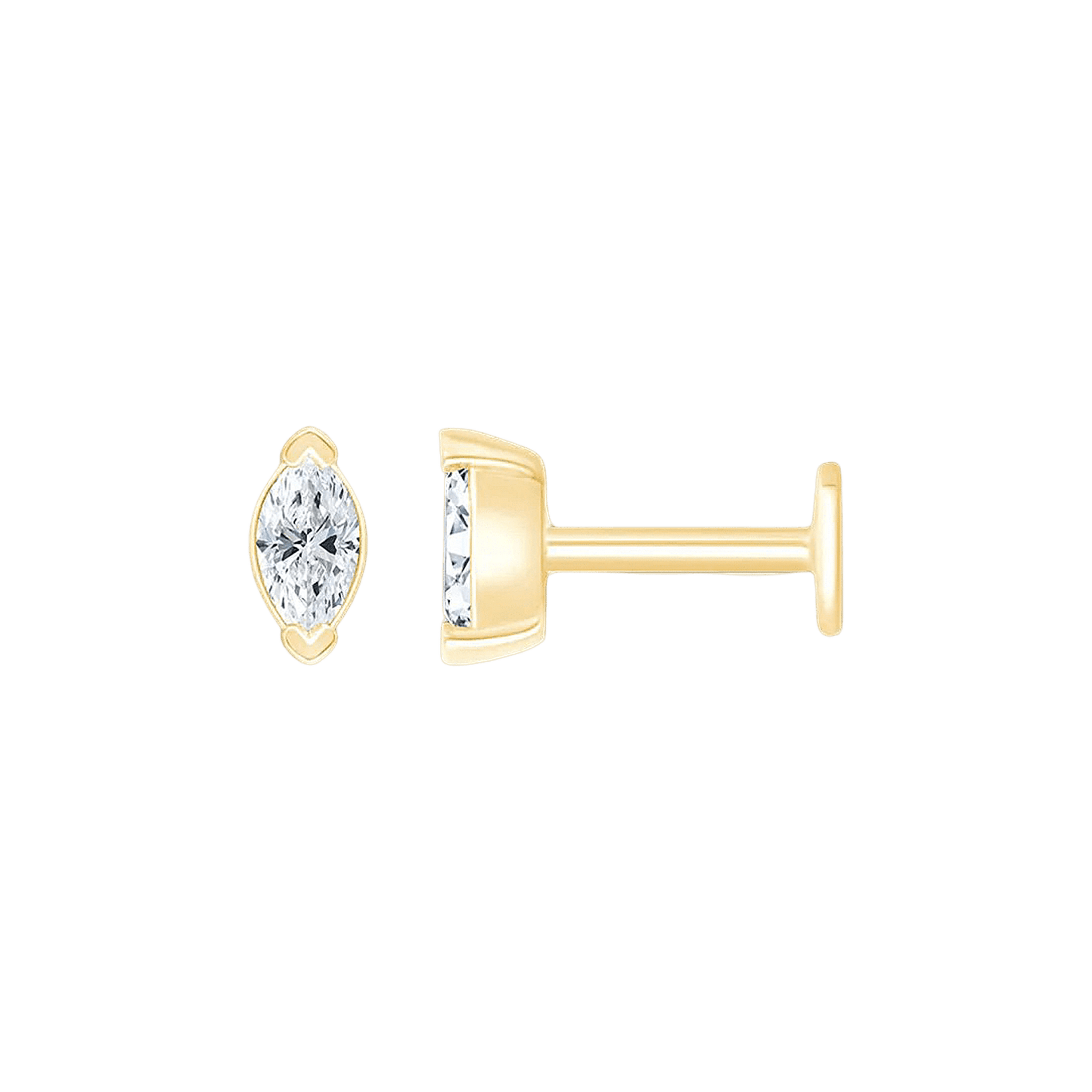 Pukka Berlin Piercing Nan, 14 K Gelbgold