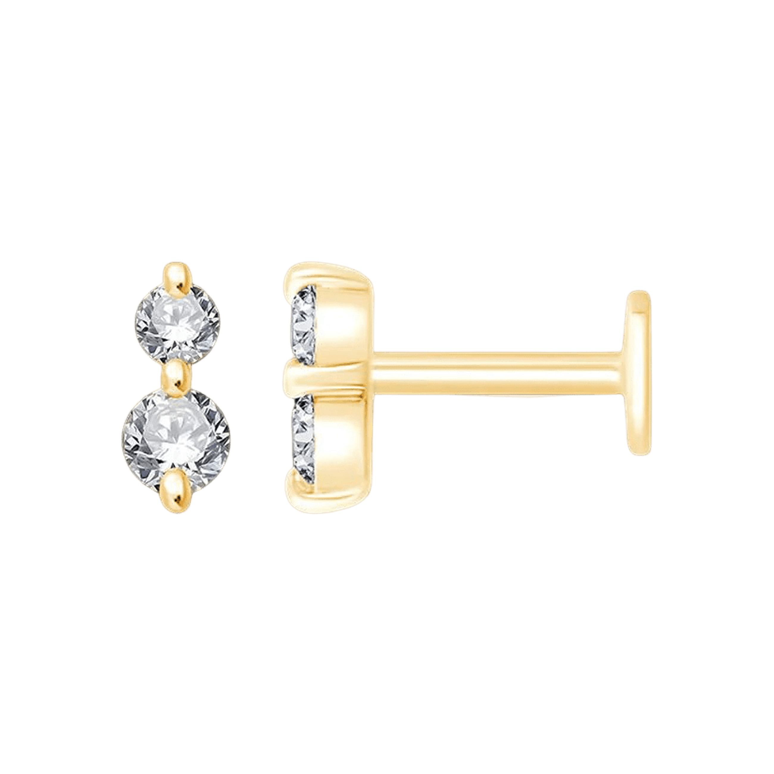 Pukka Berlin Piercing Olivia, 14 K Gelbgold