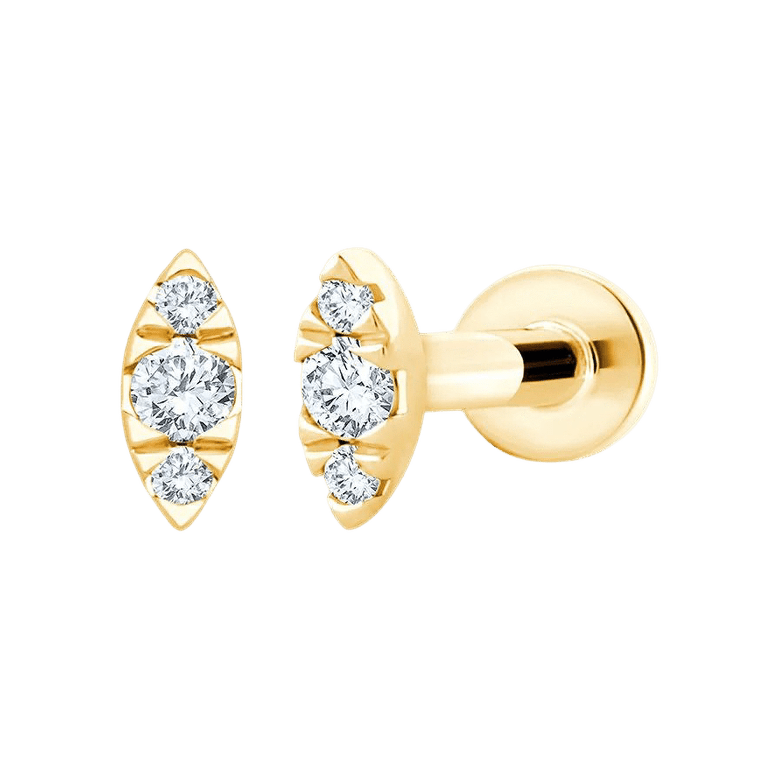 Pukka Berlin Piercing Romy, 14 K Gelbgold