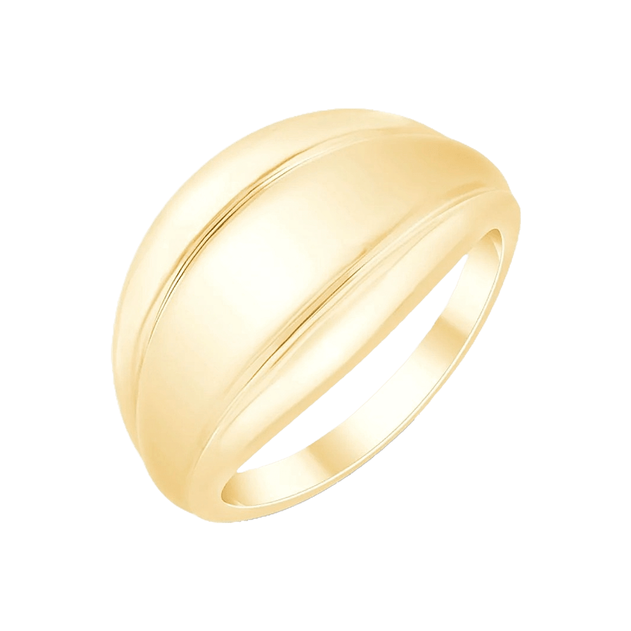 Pukka Berlin Ring Bolla Chunky, vergoldet