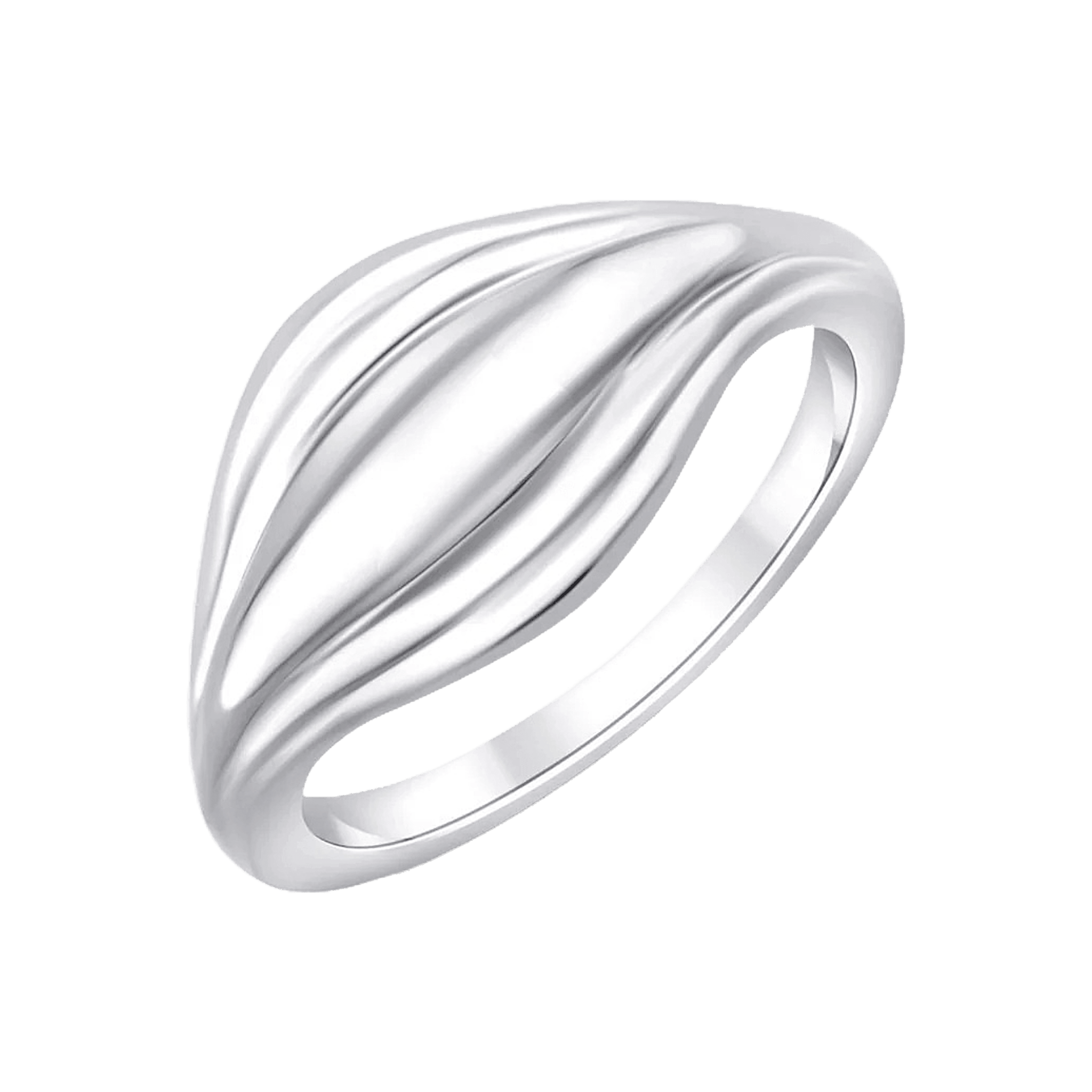 Pukka Berlin Ring Bolla Wave, Silber