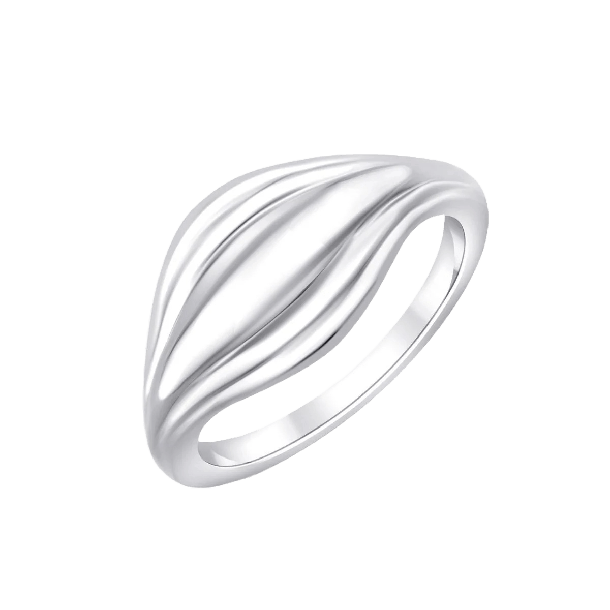 Pukka Berlin Ring Bolla Wave, Silber