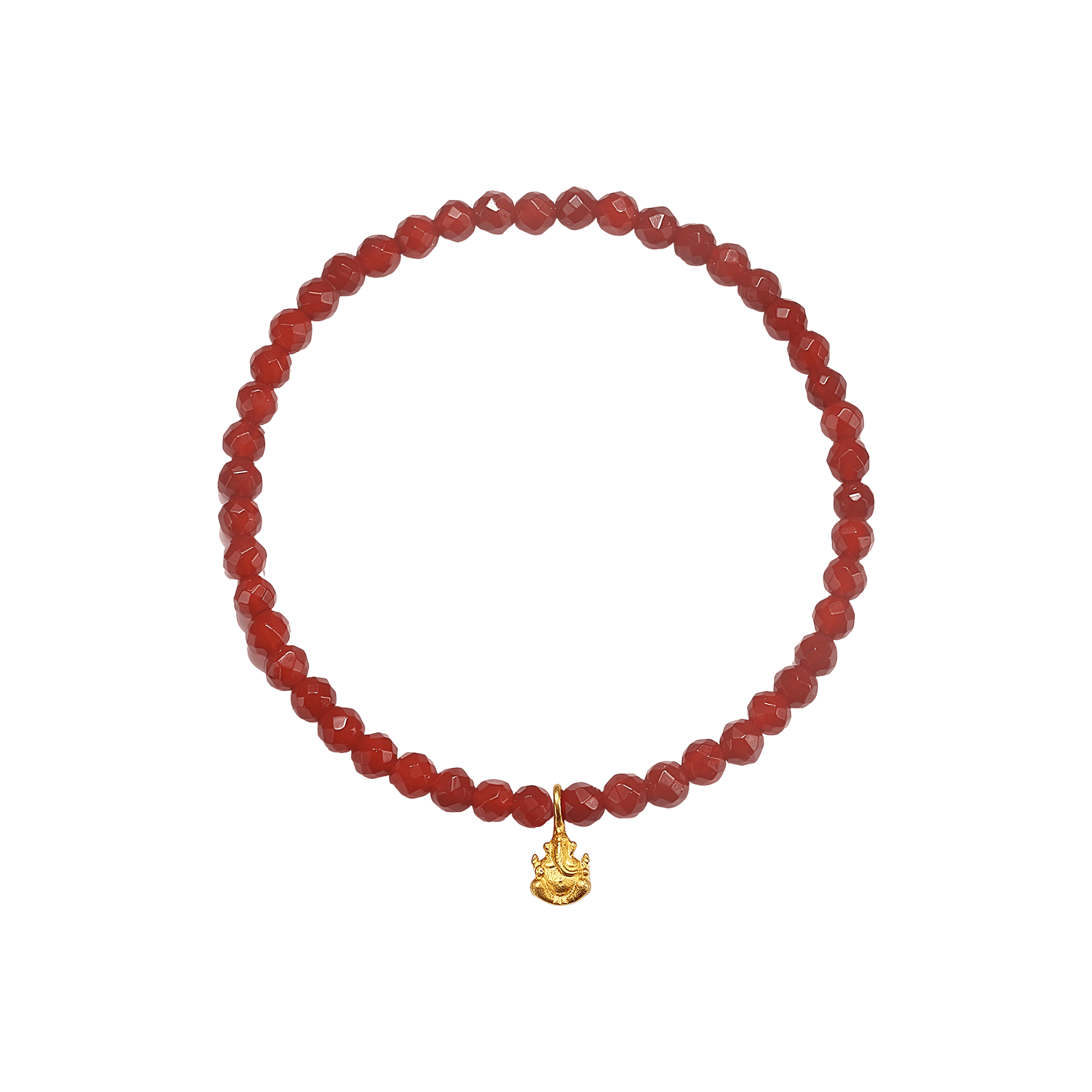 Satya Jewelry Armband Ganesha Hindu God, Overcoming Obstacles, vergoldet