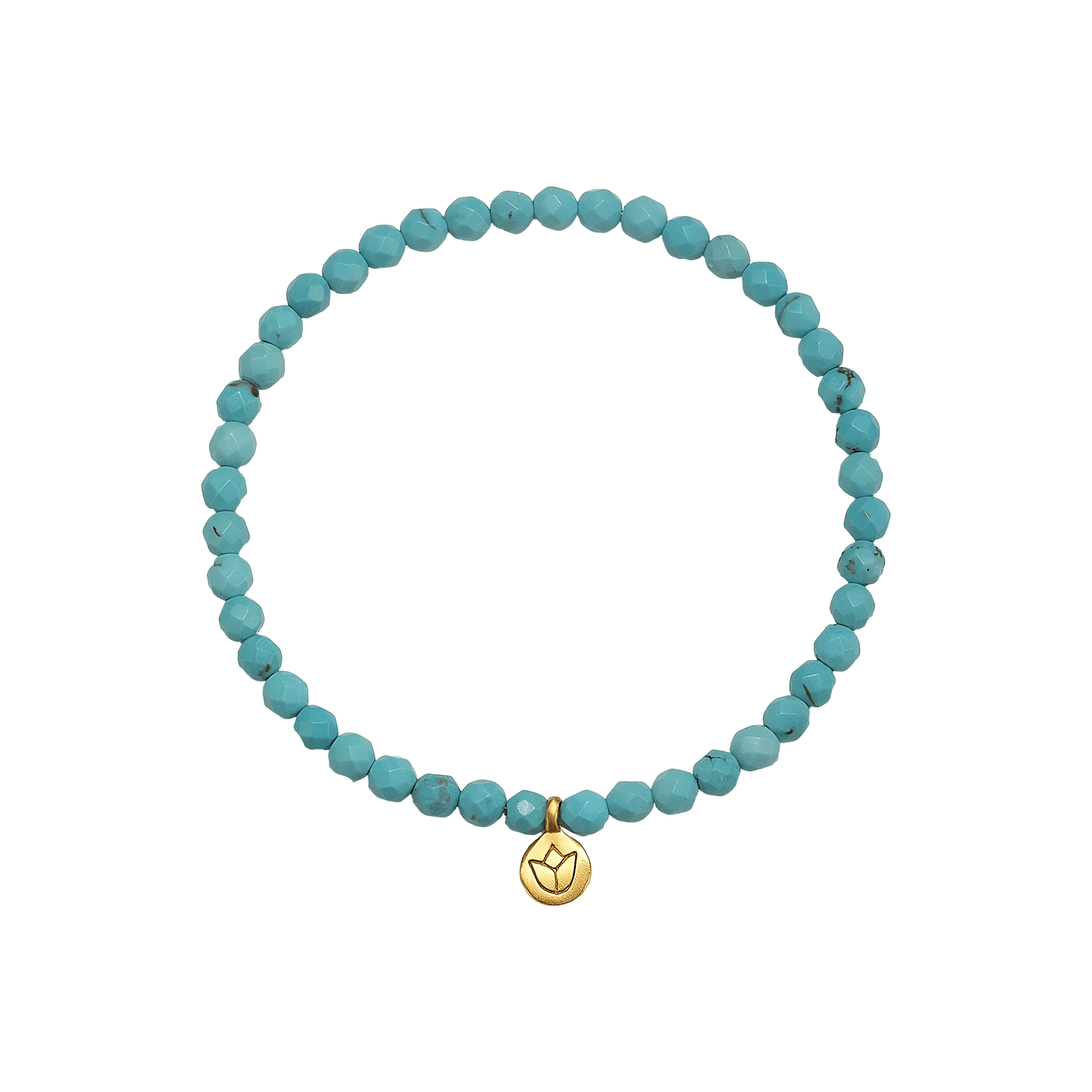 Satya Jewelry Armband Inner Voice Lotus Gemstone, vergoldet