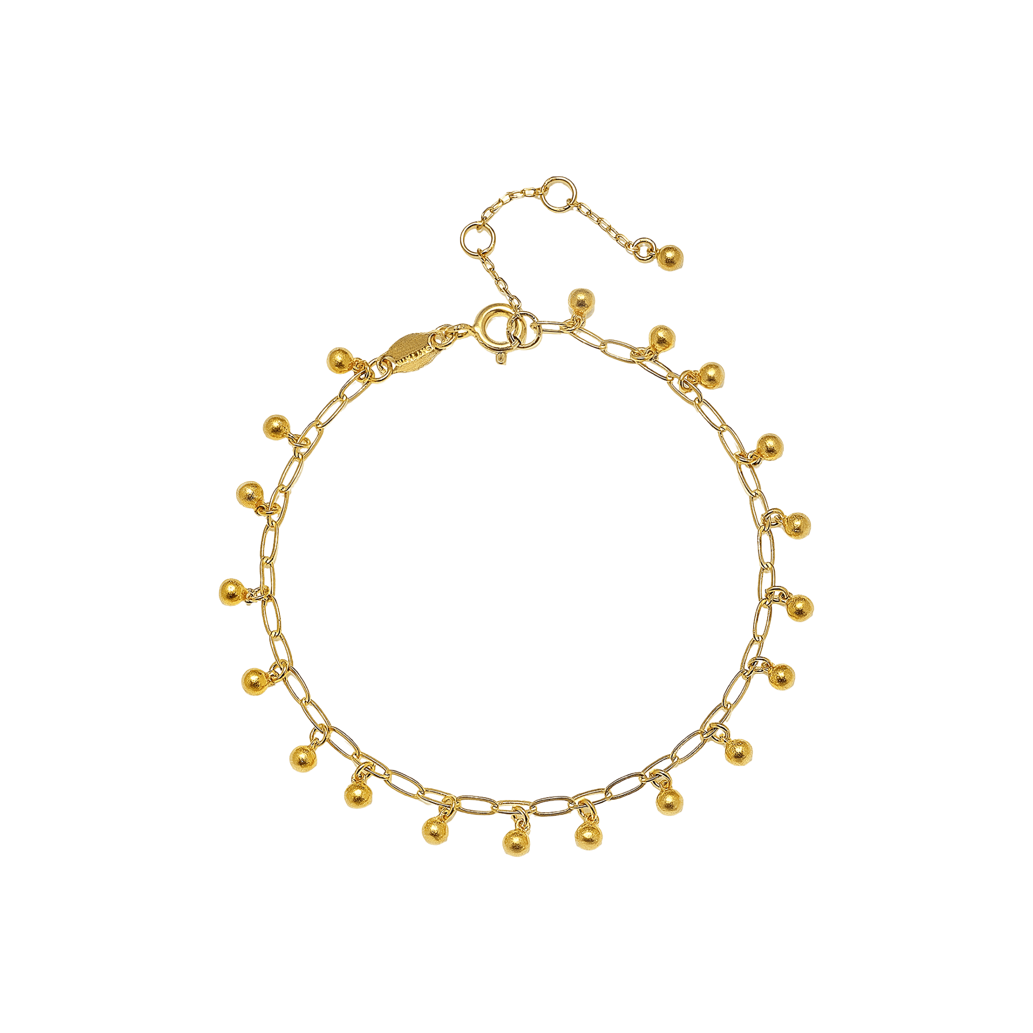 Satya Jewelry Armband Sounds of Joy Bell, vergoldet