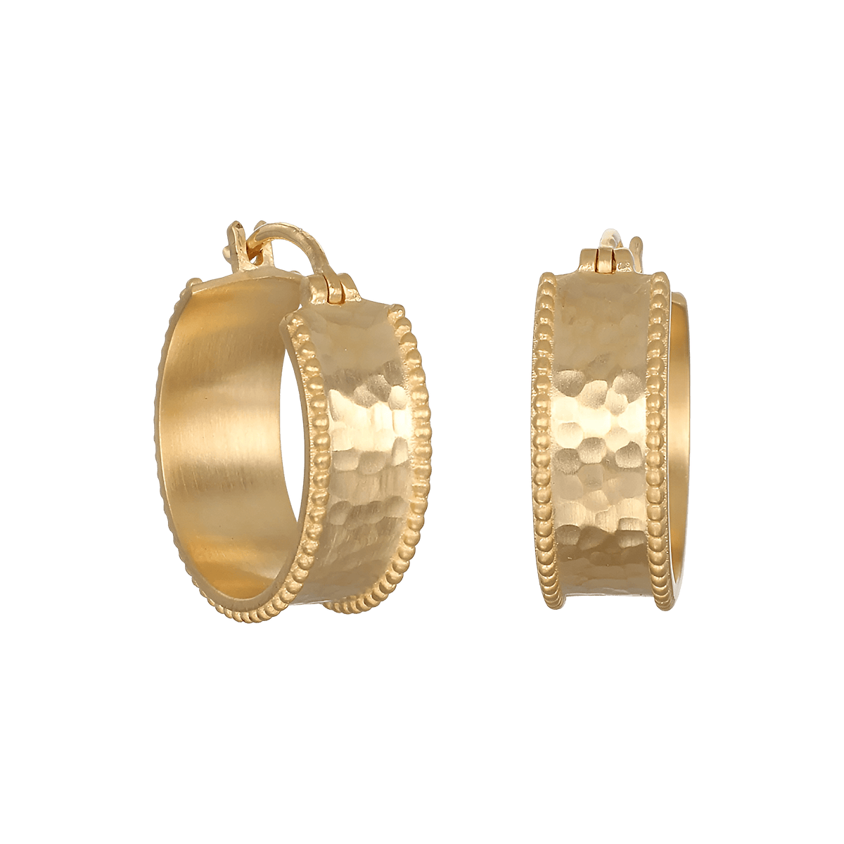 Satya Jewelry Creolen Circle of Truth Hoop, vergoldet