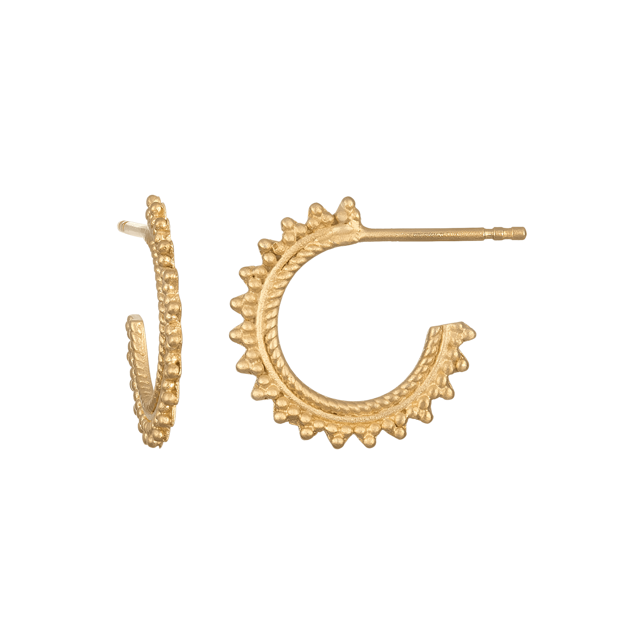 Satya Jewelry Creolen Brilliant Luster, vergoldet