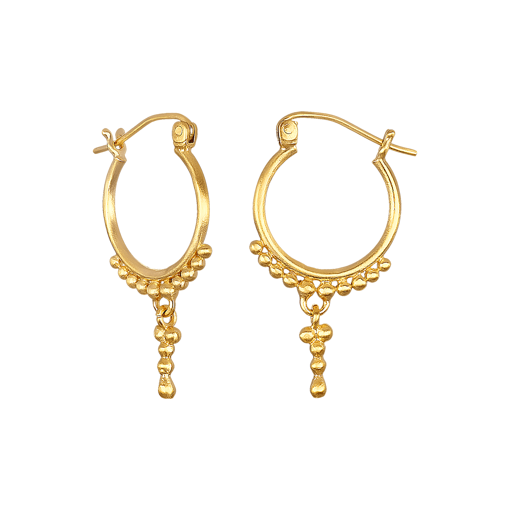 Satya Jewelry Creolen Drops of Beauty Dot, vergoldet