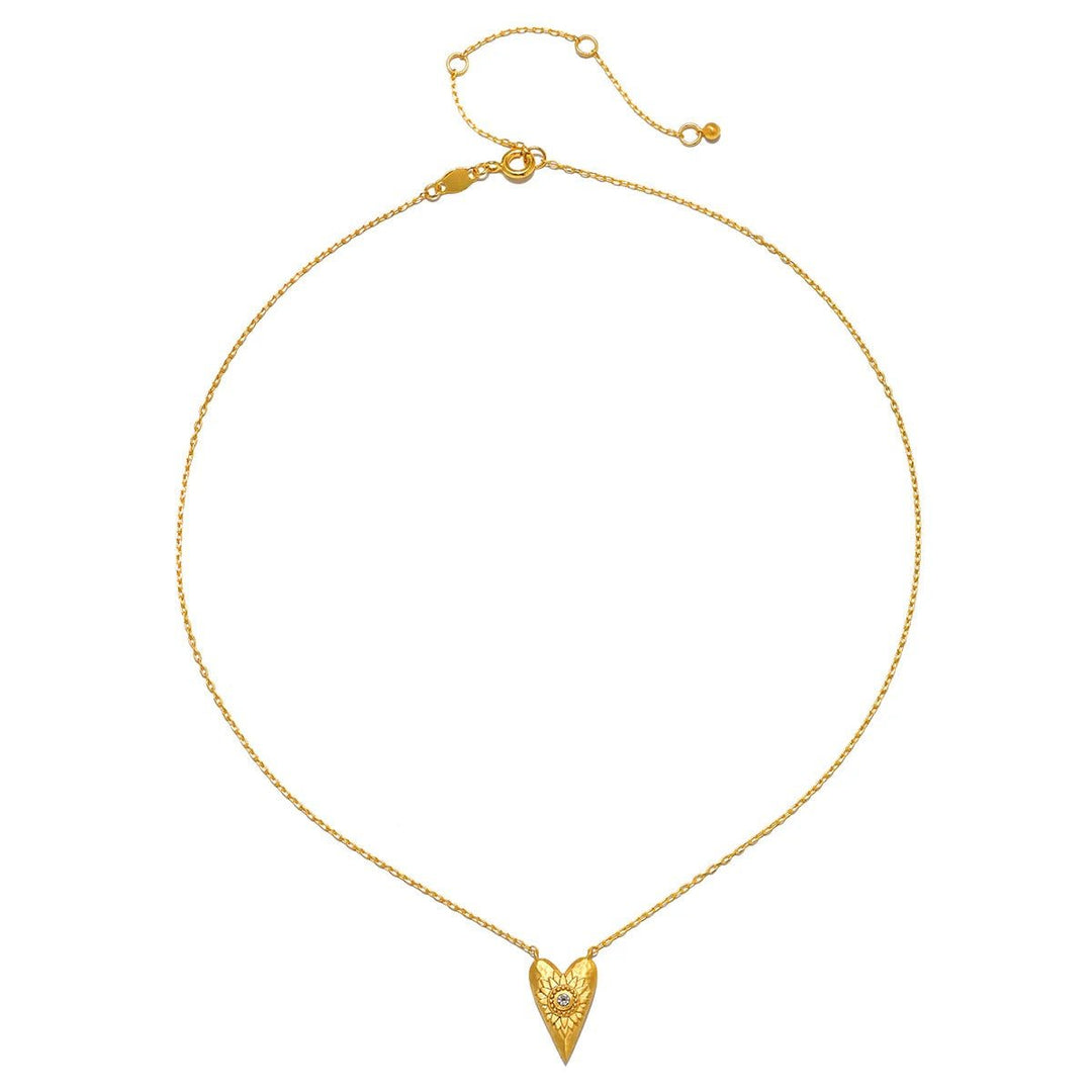 Satya Jewelry Kette Infinitely Loved Heart, vergoldet