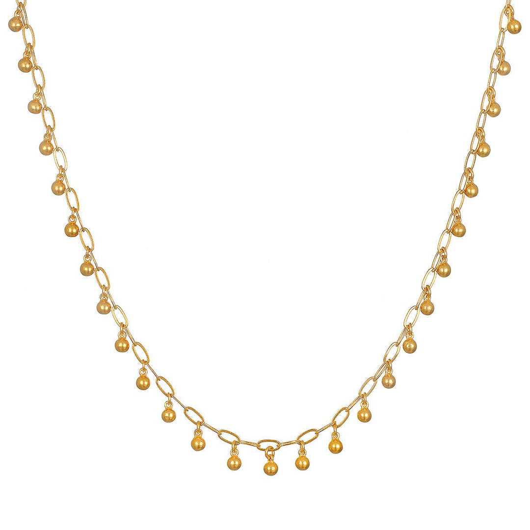 Satya Jewelry Kette Sounds of Joy Choker, vergoldet