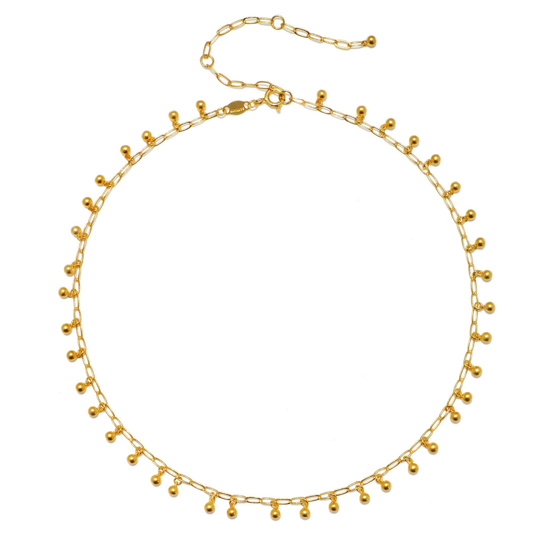 Satya Jewelry Kette Sounds of Joy Choker, vergoldet
