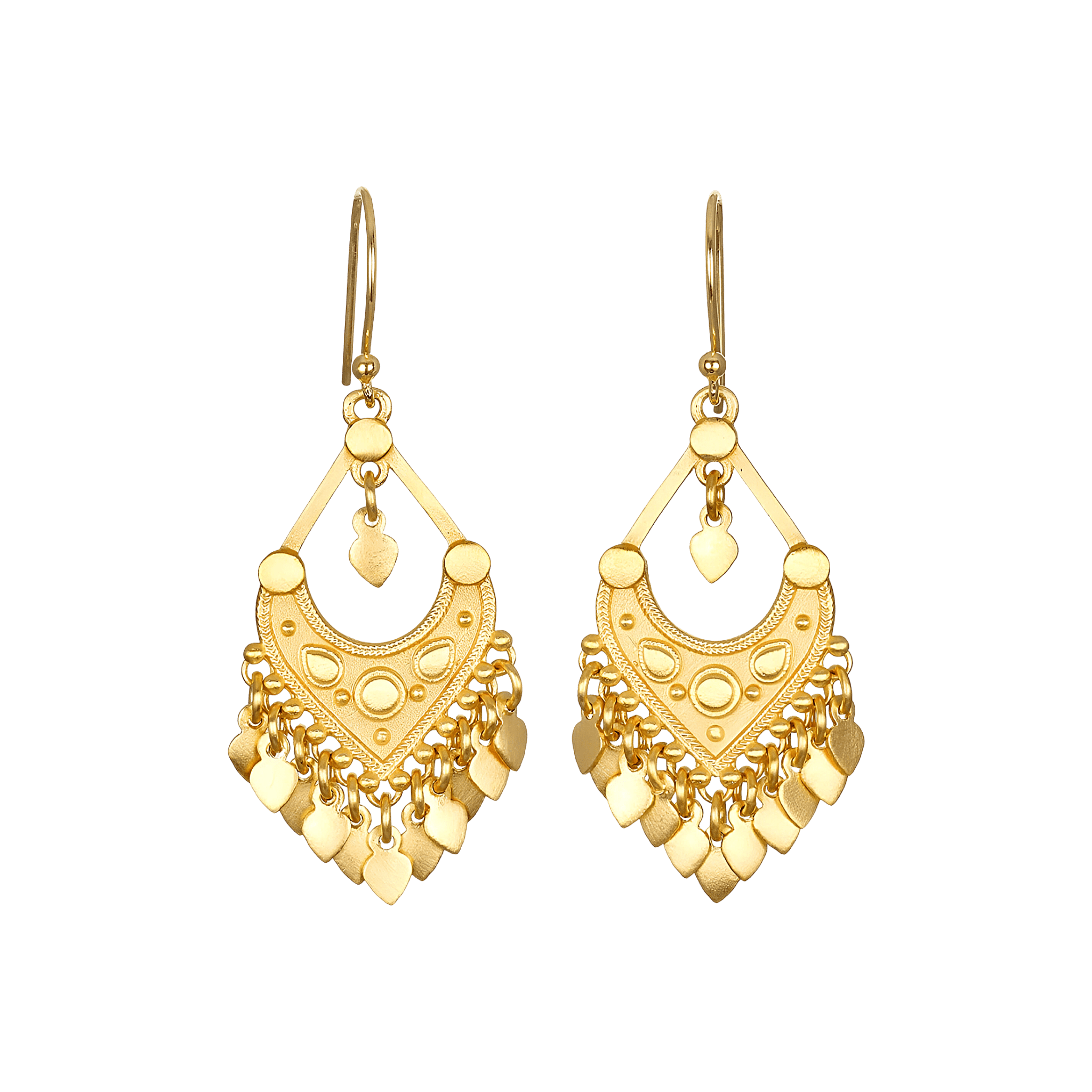 Satya Jewelry Ohrringe Beauty Unveiled Chandelier, vergoldet