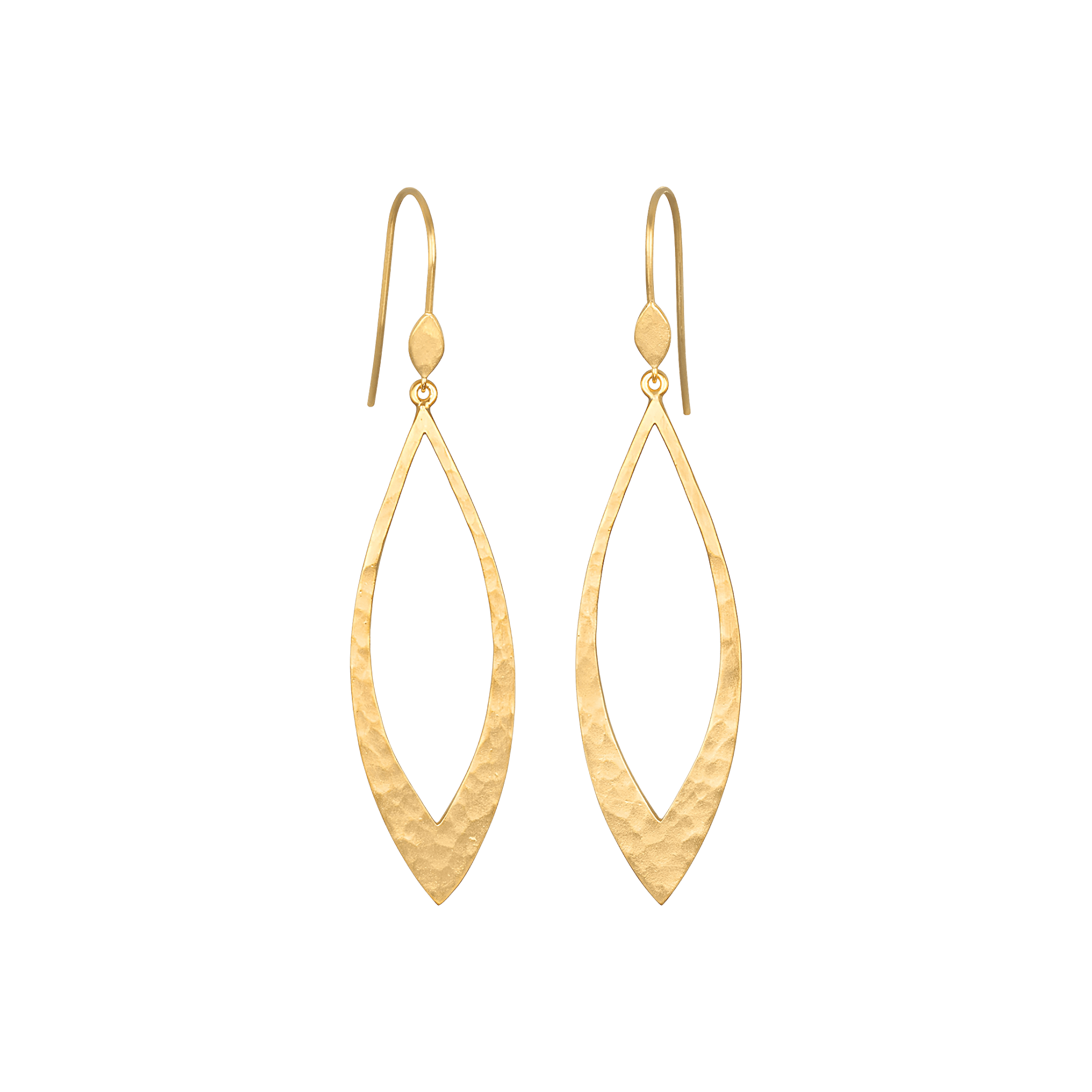 Satya Jewelry Ohrringe Emerging Beauty Gold Lotus Petal, vergoldet