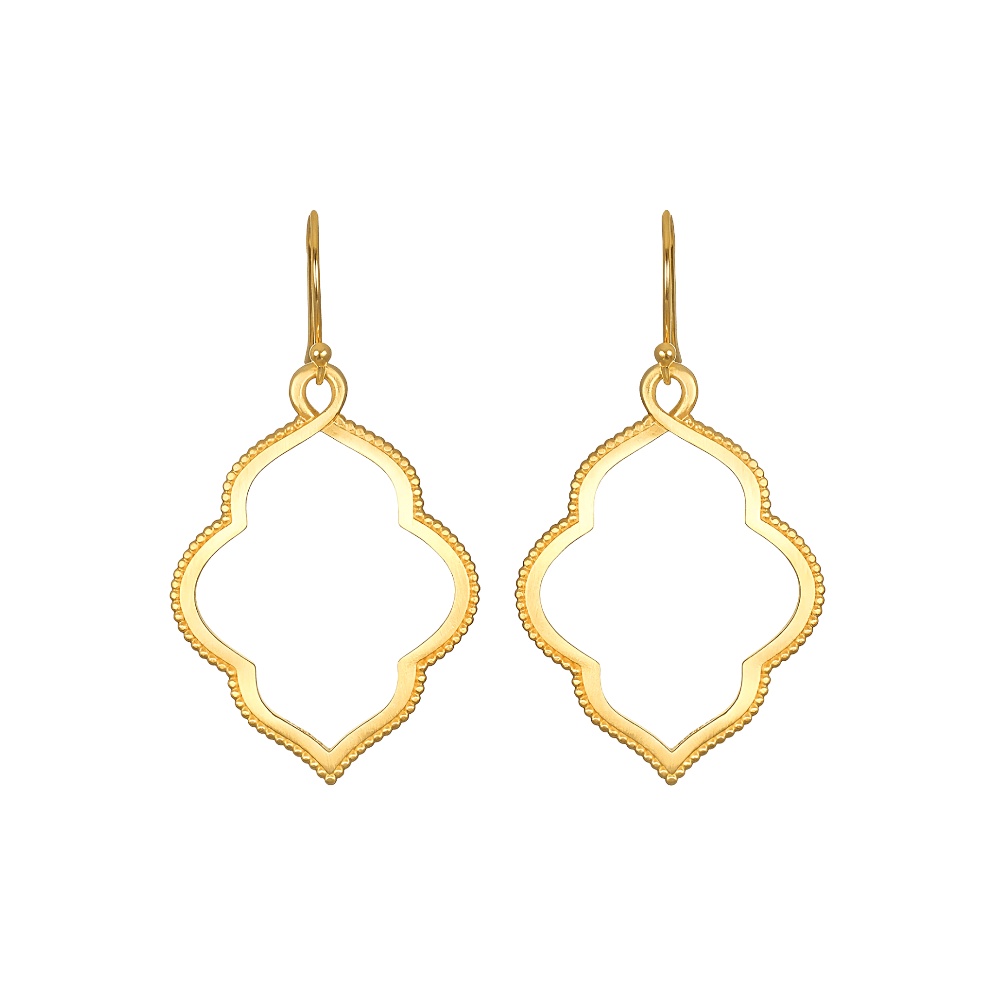 Satya Jewelry Ohrringe Full Bloom Lotus Petal, vergoldet