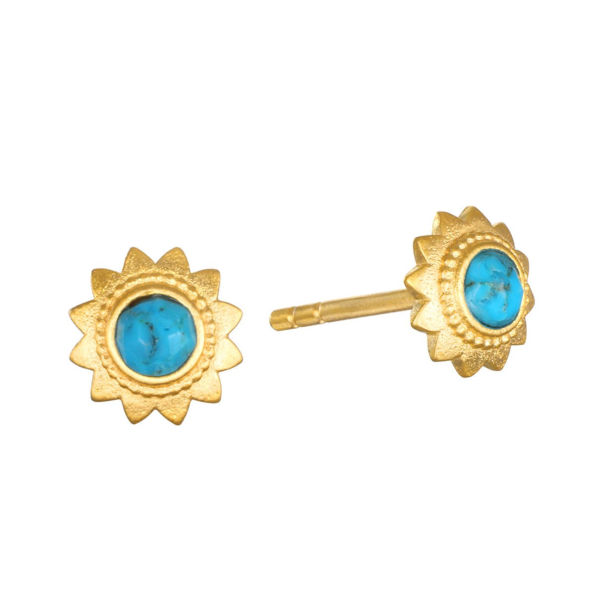 Satya Jewelry Ohrstecker Beginning to Bloom Lotus Gold Stud, vergoldet