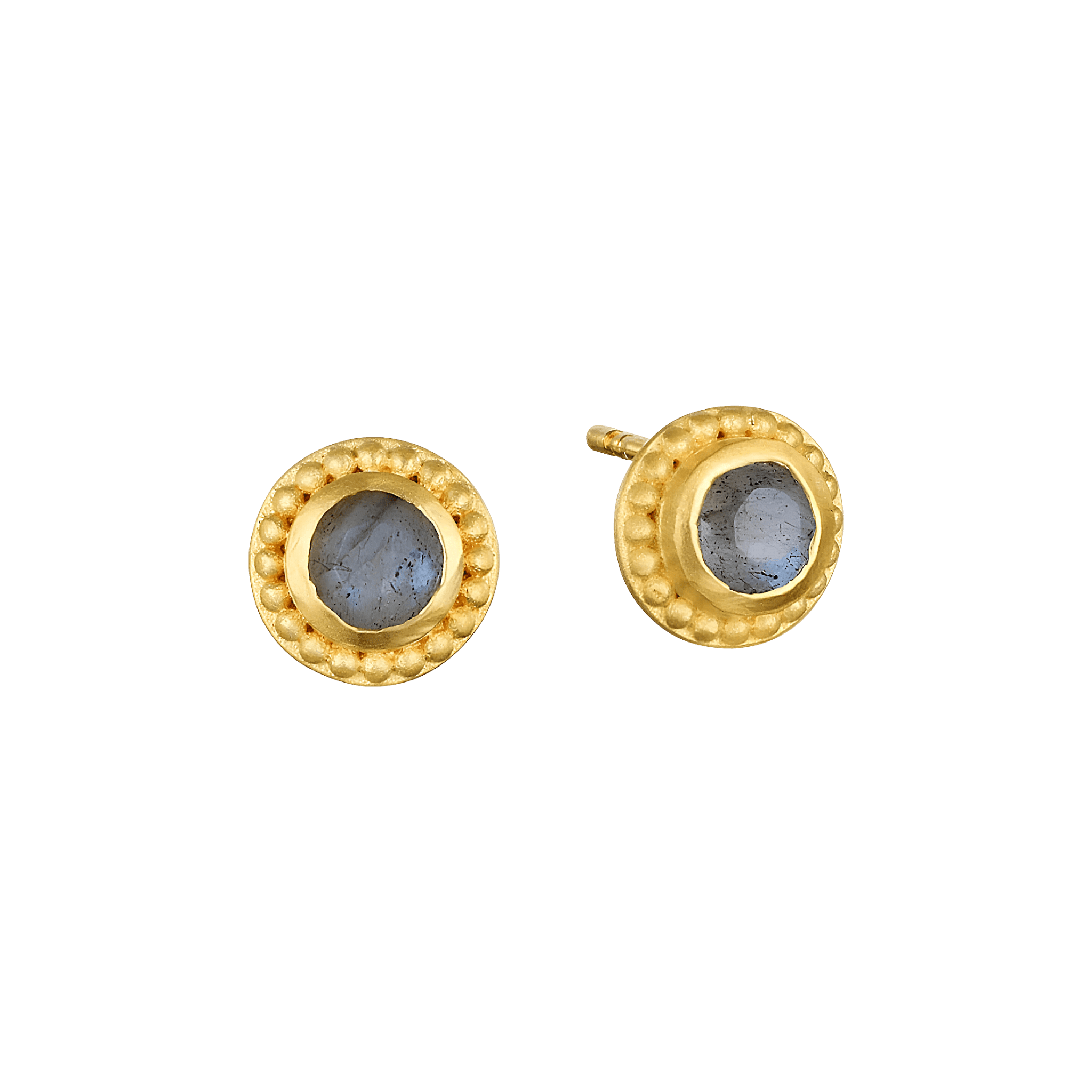 Satya Jewelry Ohrstecker Tap Into Intuition Labradorite Stud, vergoldet