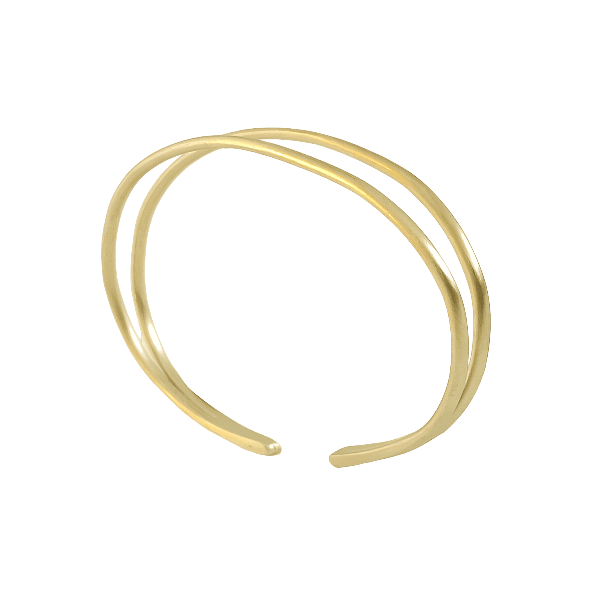 Susi Cala Armreif London Double Bangle, vergoldet