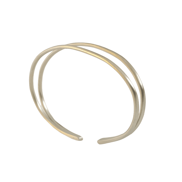 Susi Cala Armreif London Double Bangle, vergoldet