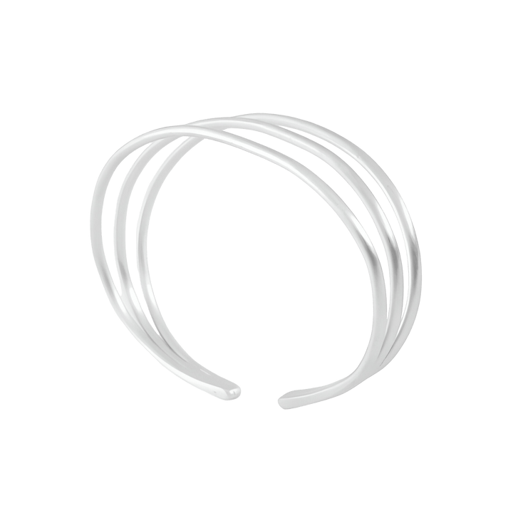 Susi Cala Armreif London Triple Bangle, Silber