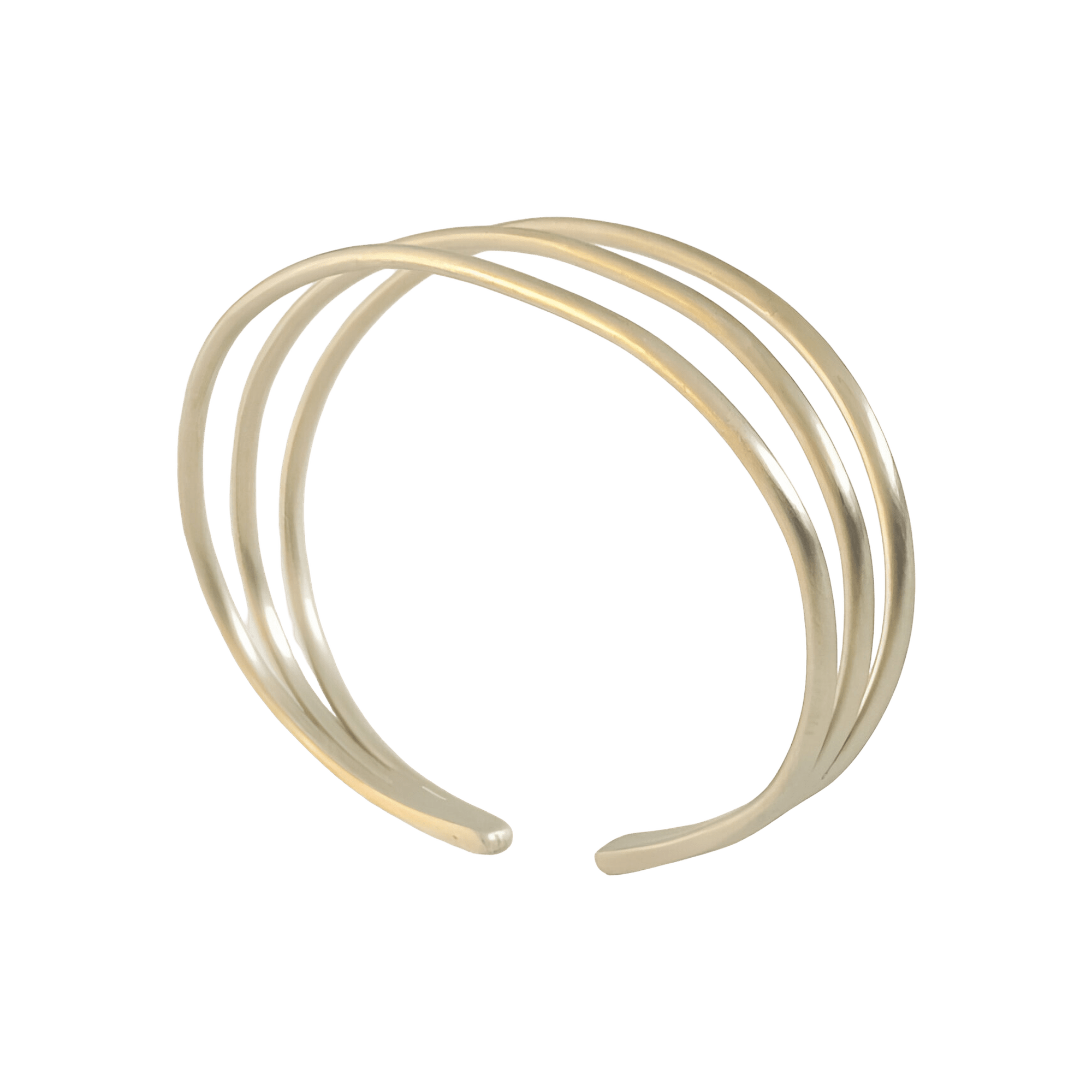 Susi Cala Armreif London Triple Bangle, vergoldet