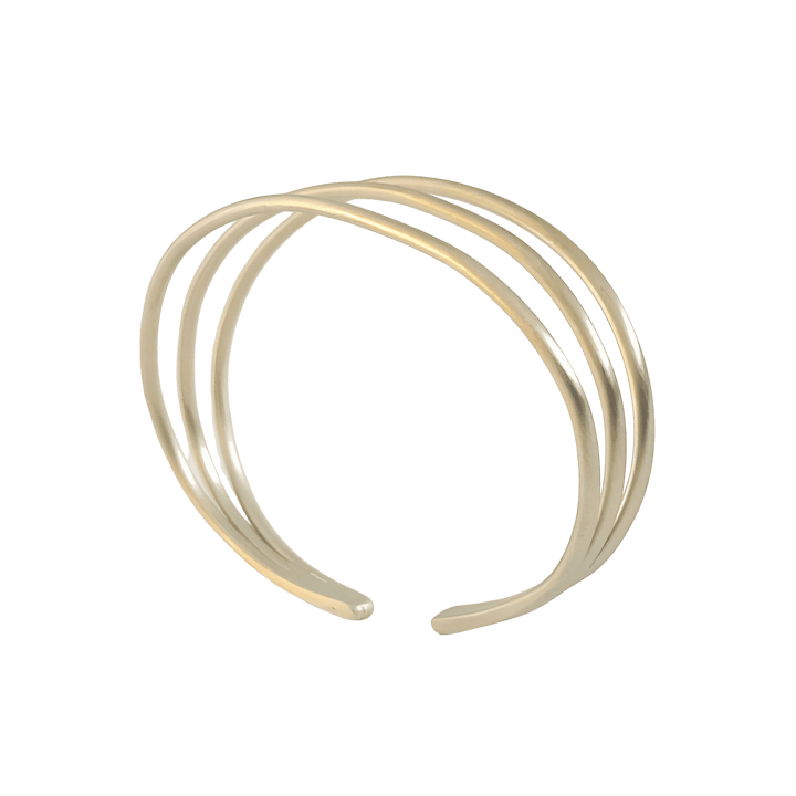Susi Cala Armreif London Triple Bangle, vergoldet