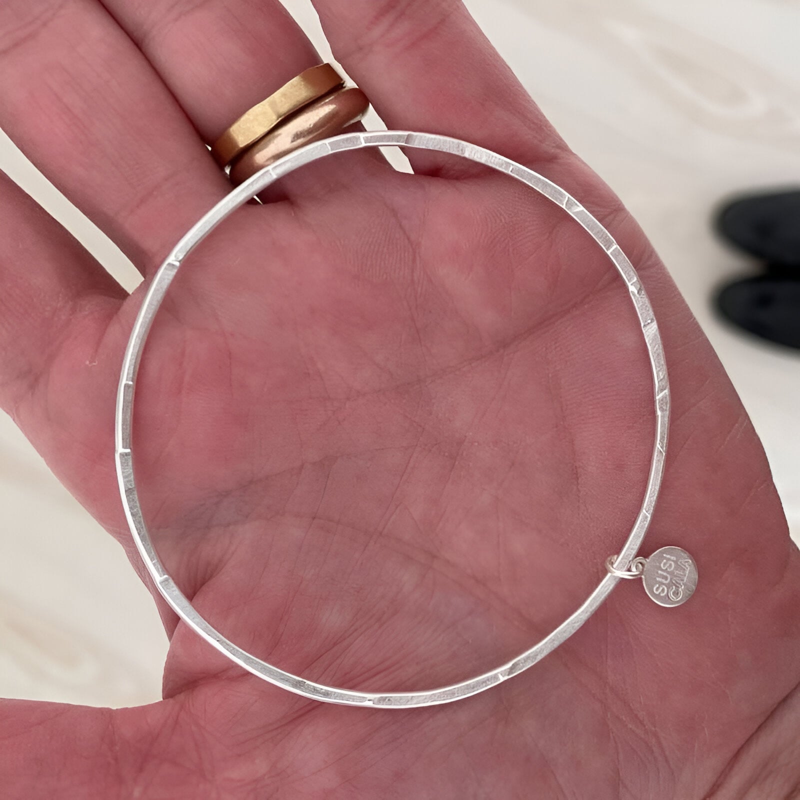 Susi Cala Armreif Twin Bangle, Silber