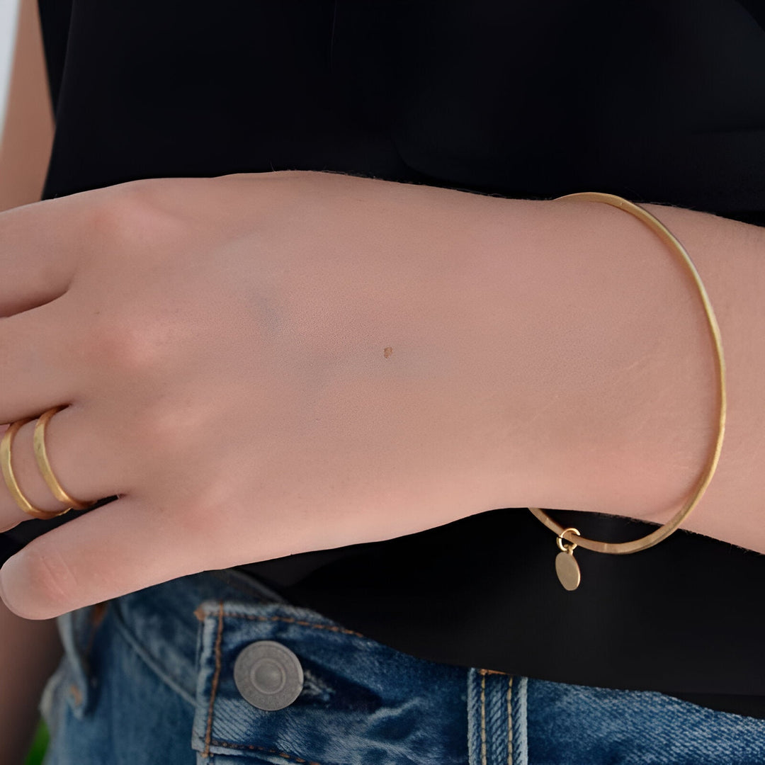 Susi Cala Armreif Twin Bangle, vergoldet