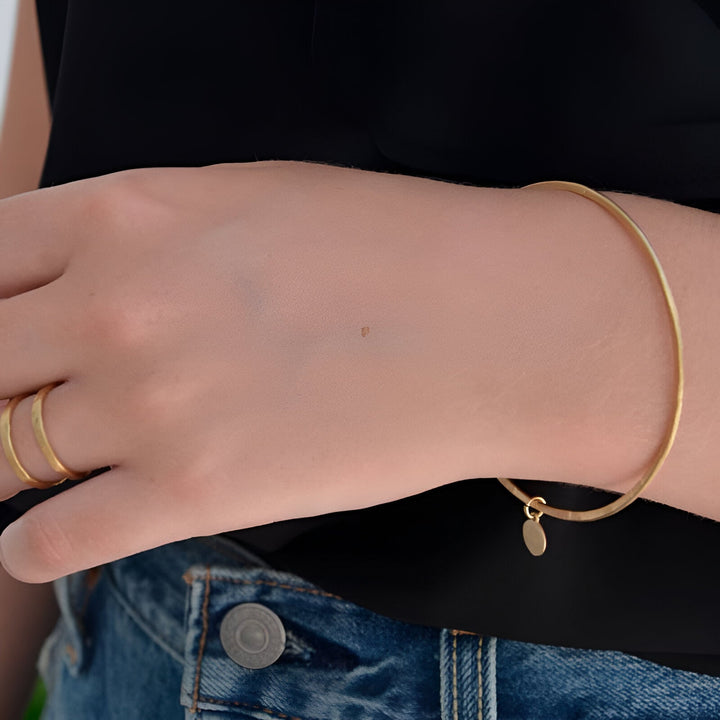 Susi Cala Armreif Twin Bangle, vergoldet
