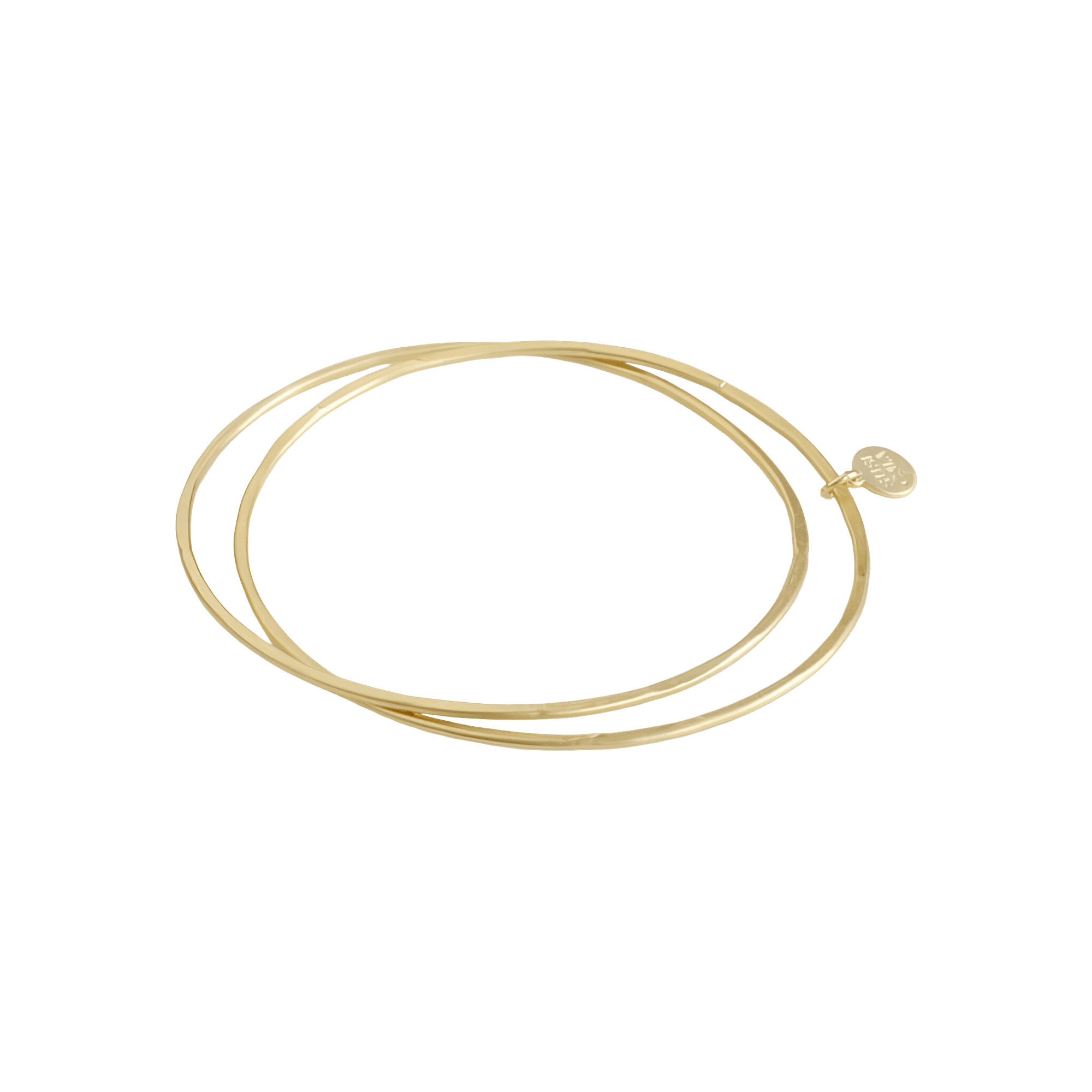 Susi Cala Armreif Twin Double Bangle, vergoldet