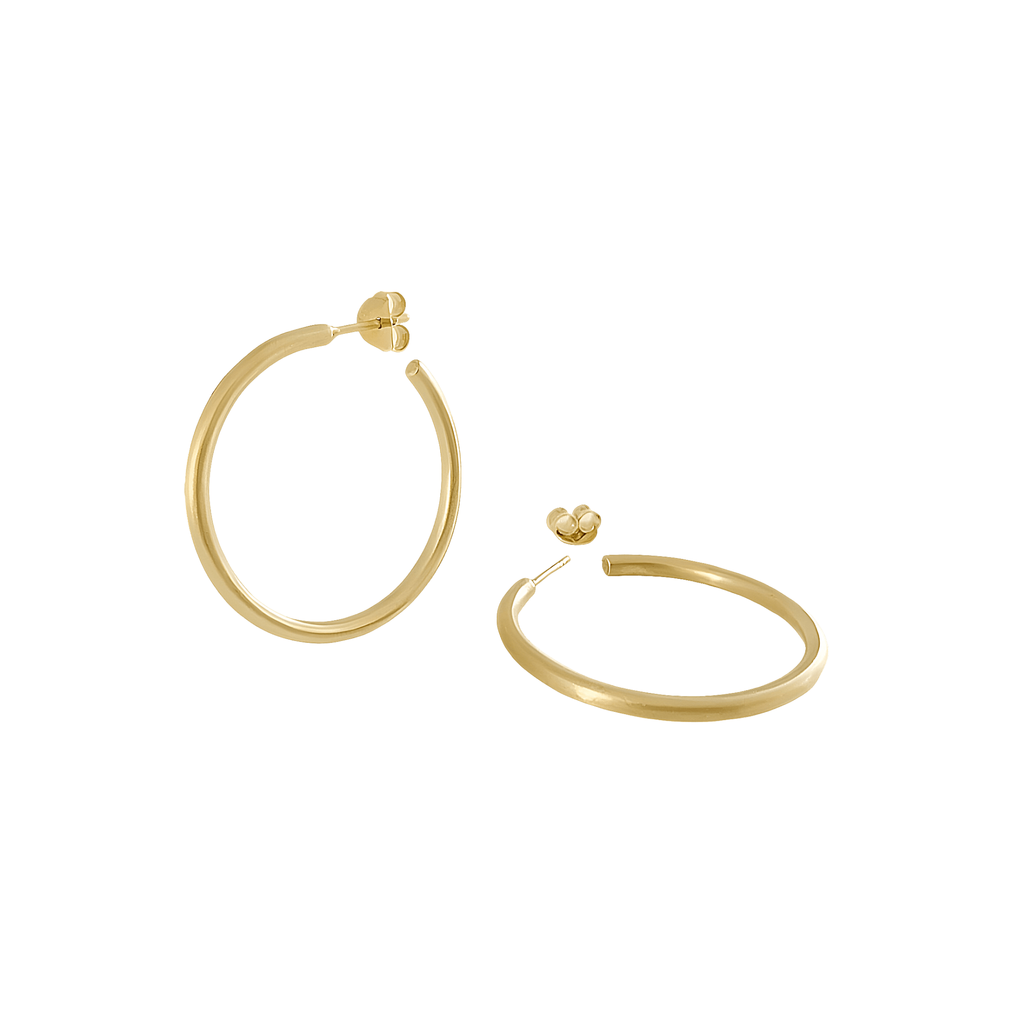 Susi Cala Creolen London, XL, vergoldet