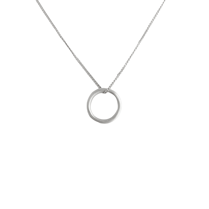 Susi Cala Kette London Circle Pendant, Silber