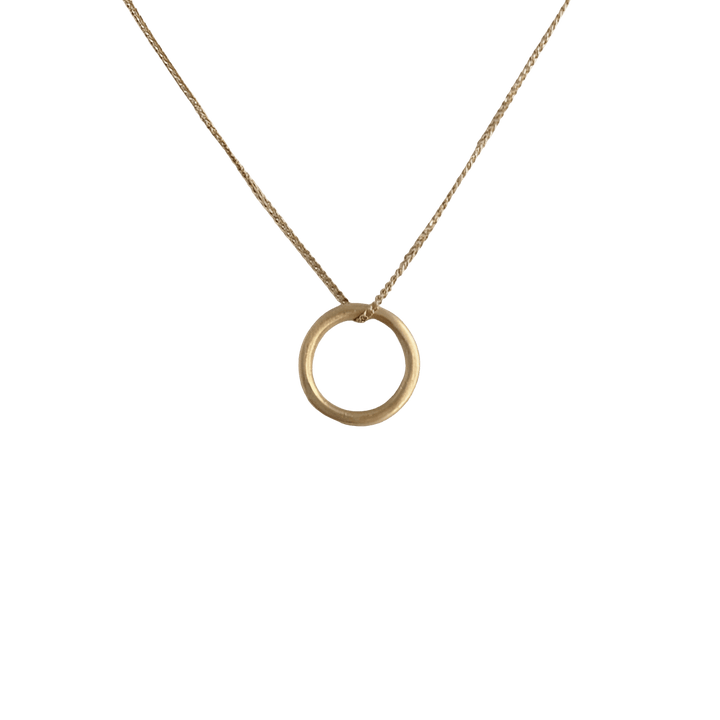 Susi Cala Kette London Circle Pendant, vergoldet