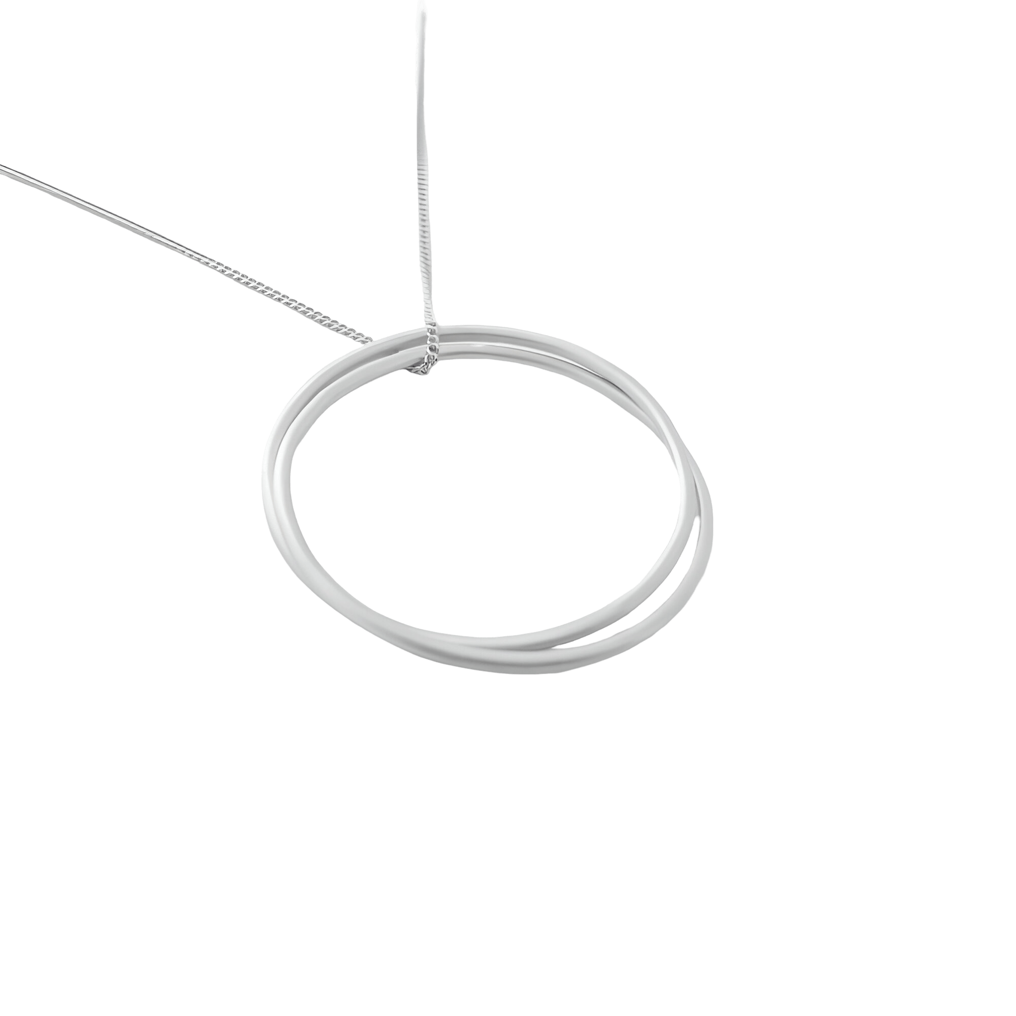 Susi Cala Kette London Twin L Pendant, Silber