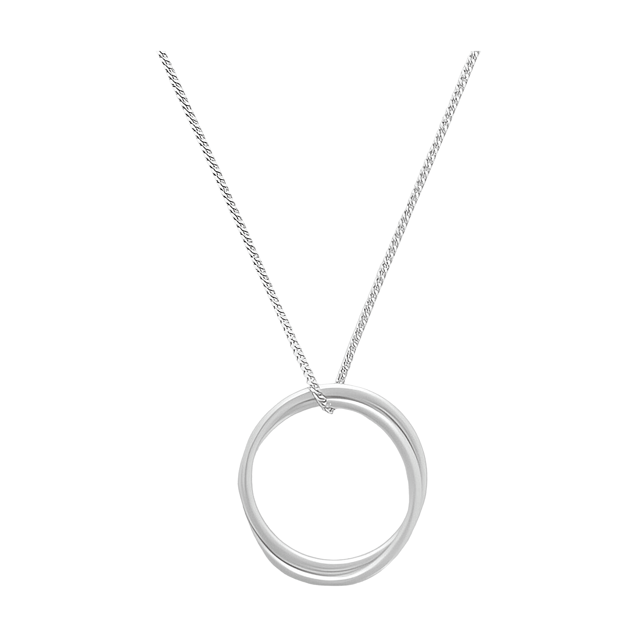 Susi Cala Kette London Twin M Pendant, Silber
