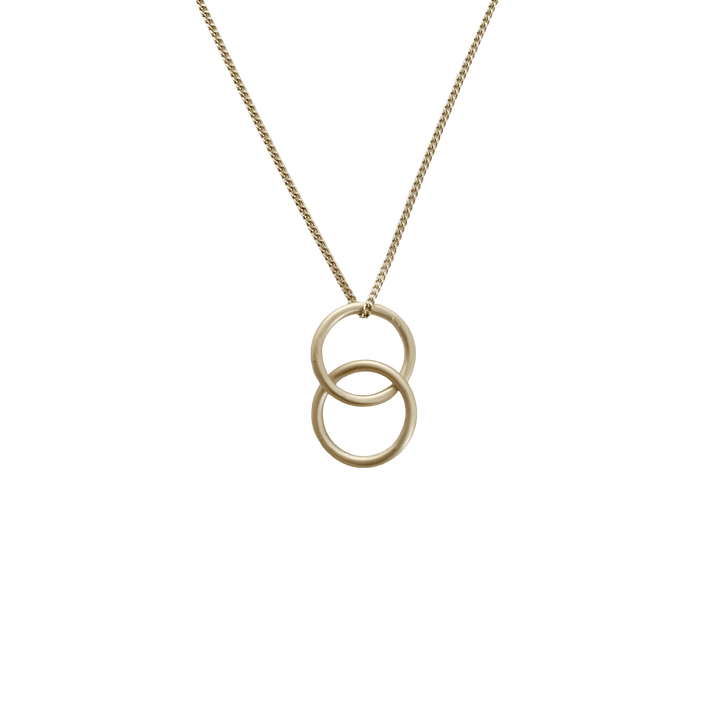 Susi Cala Kette London Twin S Pendant, vergoldet