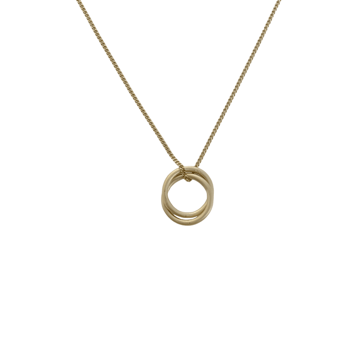 Susi Cala Kette London Twin S Pendant, vergoldet