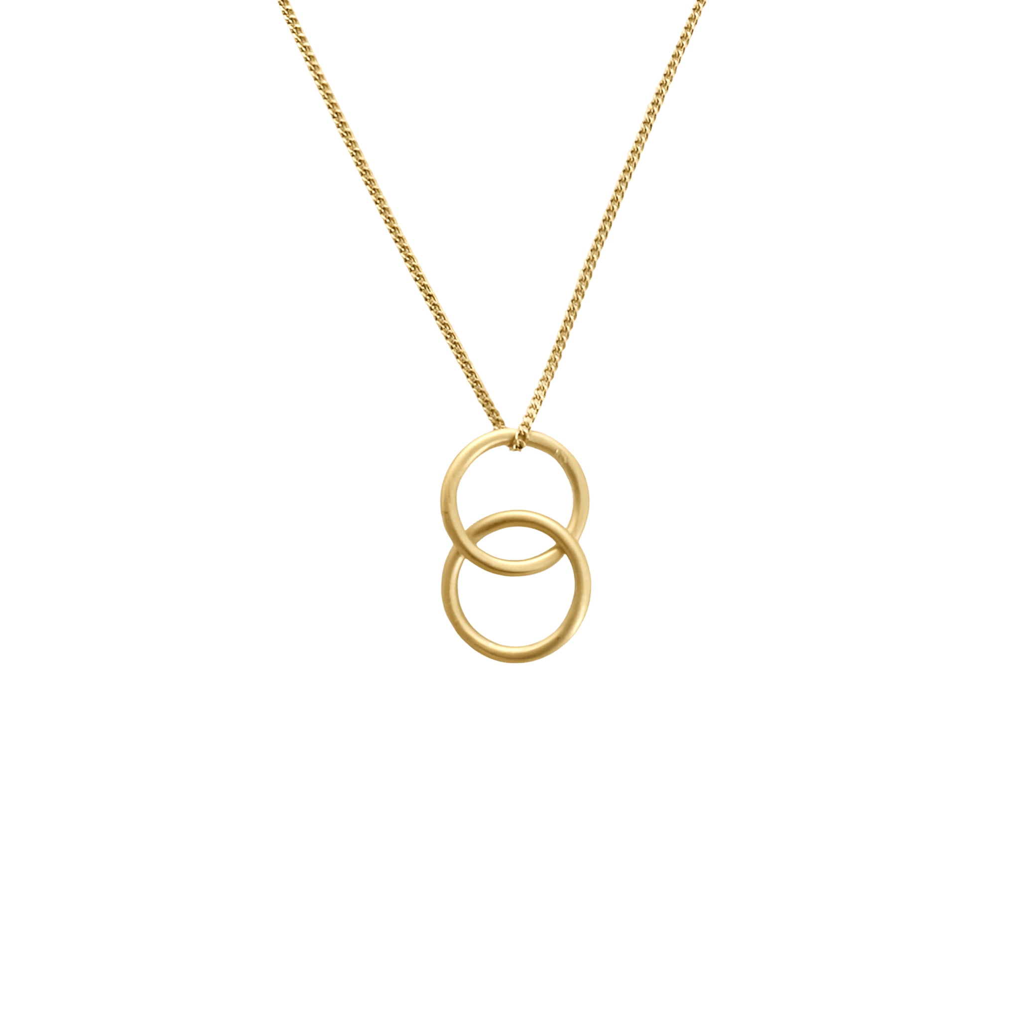 Susi Cala Kette London Twin S Pendant, vergoldet