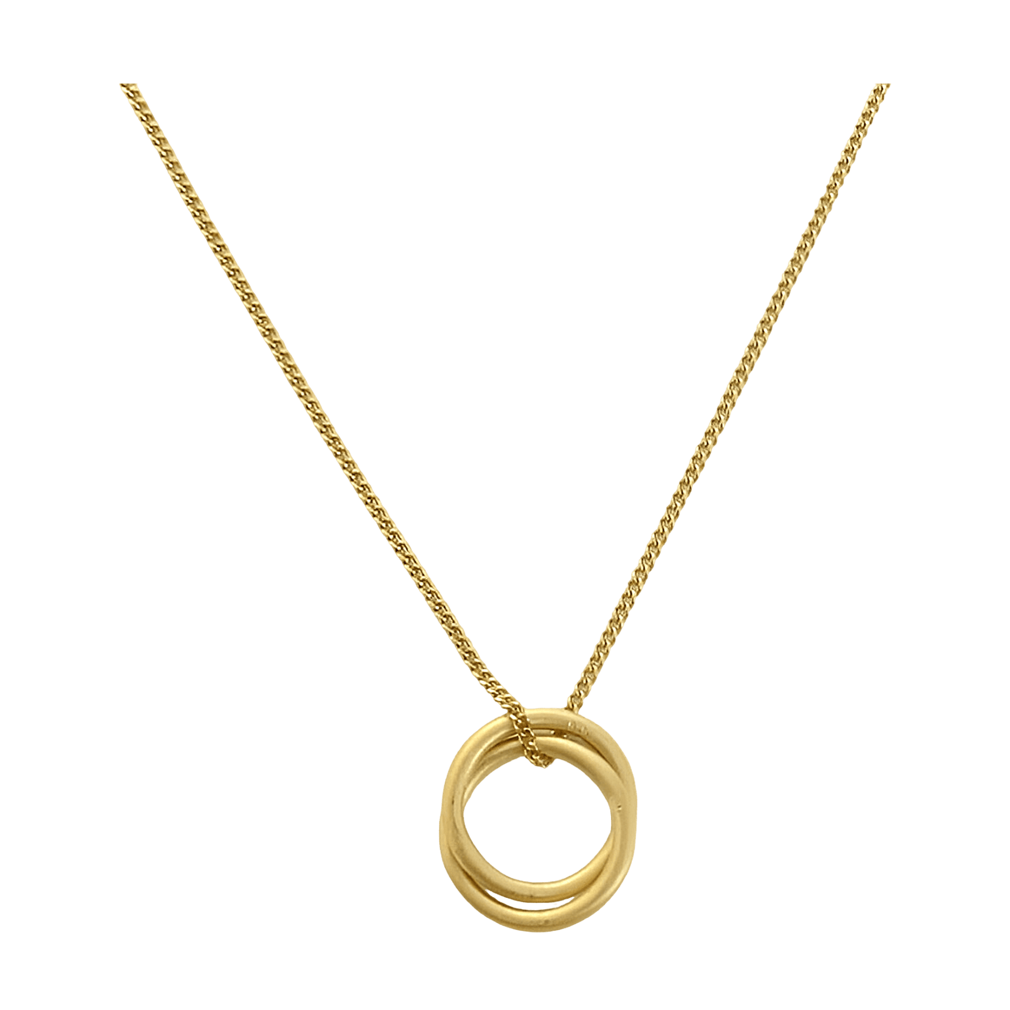 Susi Cala Kette London Twin S Pendant, vergoldet