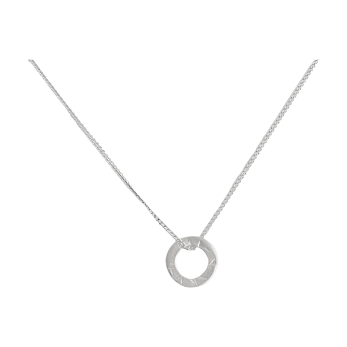 Susi Cala Kette One Soul Circle Pendant, Silber
