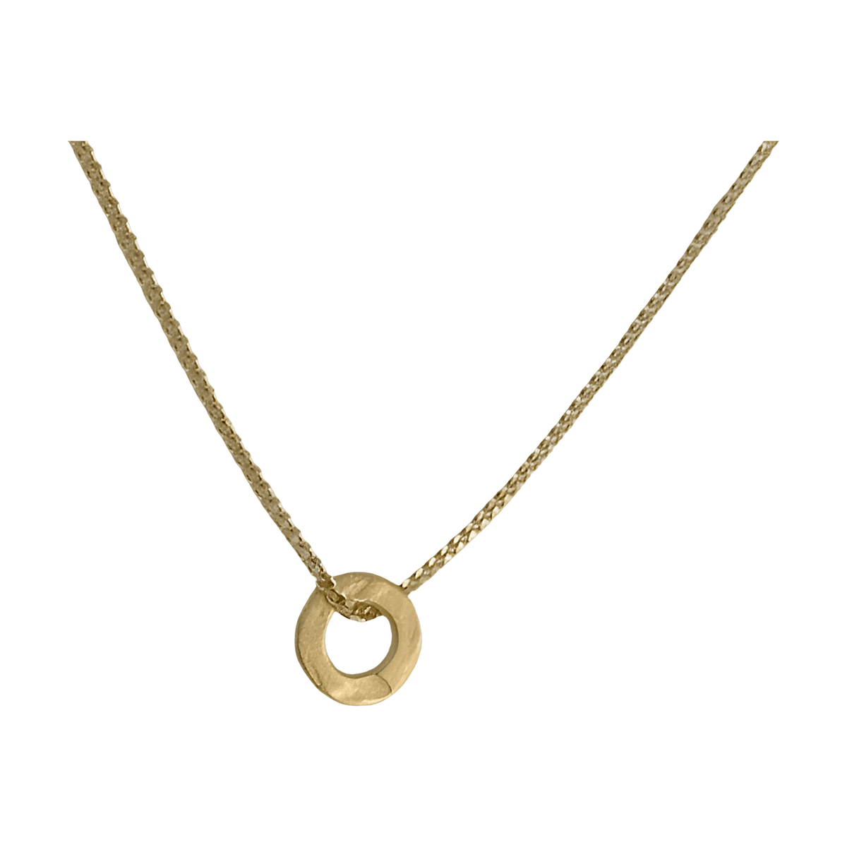 Susi Cala Kette One Soul Supermini Circle Pendant, vergoldet