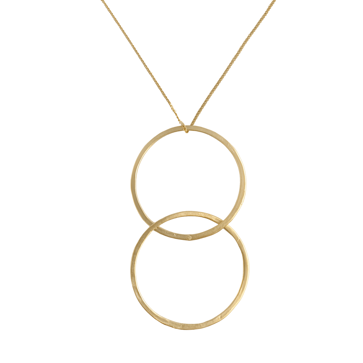 Susi Cala Kette Twin L Pendant, vergoldet