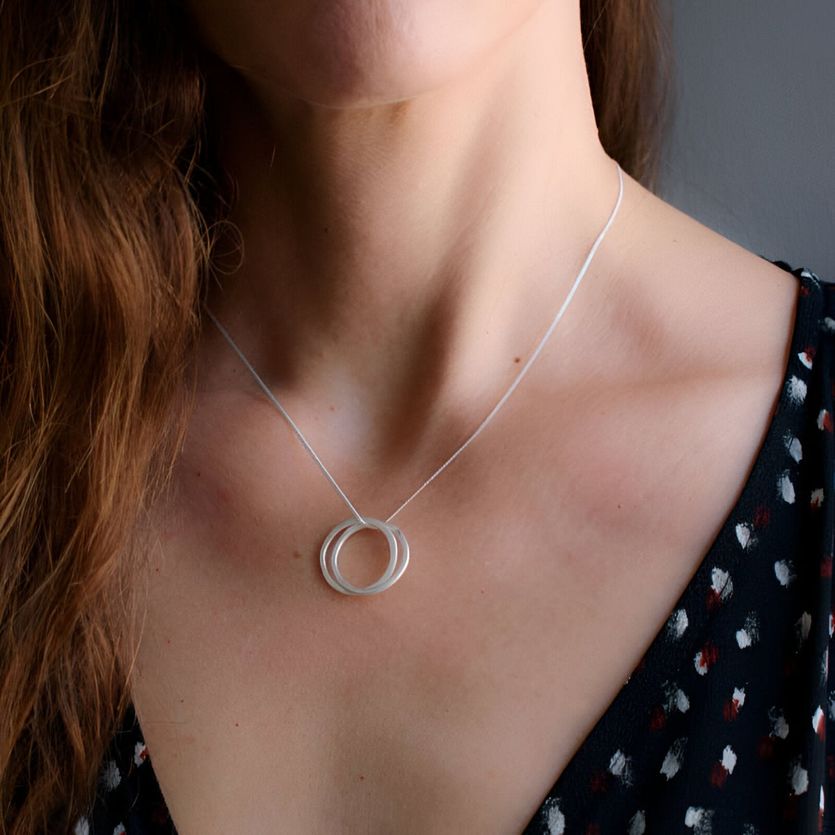 Susi Cala Kette Twin M Pendant, Silber